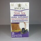 Hyleys Slim Tea Acai Berry Flavor  Weight Loss Herbal Supplement Cleanse 25 Bags