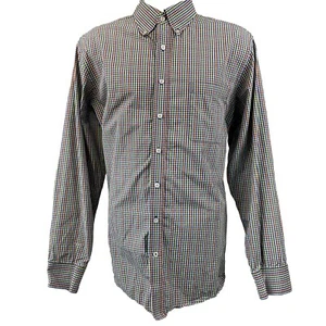 Bobby Jones Plaid 100% Cotton Golf Casual Shirt Size XL Blue, Orange, Green - Picture 1 of 14