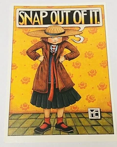Vintage Mary Engelbreit Greeting Card Snap Out of It Blank Funny - Bild 1 von 3