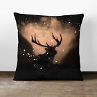 Plump Cushion Stag in the Sunset Soft Scatter Throw Pillow Case Cover Filled