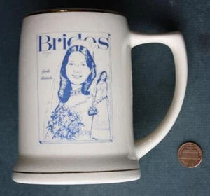1972 Braut Hochzeit Zeitschrift Werbe Bierstein Souvenir SEHR UNGEWÖHNLICH + - Bild 1 von 1