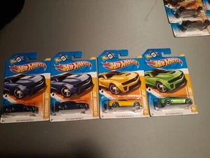 4 hotwheels 2012 new models camaro zl1 3 colors new - Picture 1 of 2