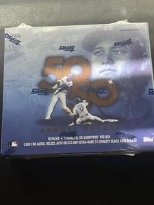 2024 Topps 50/50 Shohei Ohtani 10 Pack Sealed Box Chase 1/1 Logo - Picture 1 of 3