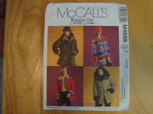 McCall's Pattern M4669 Women's Day Collection Jacket/Hat UNCUT - Picture 1 of 2