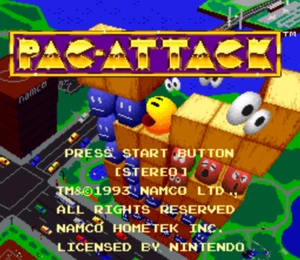 Pac-Attack PAL SNES Cartridge and Manual - Picture 1 of 6
