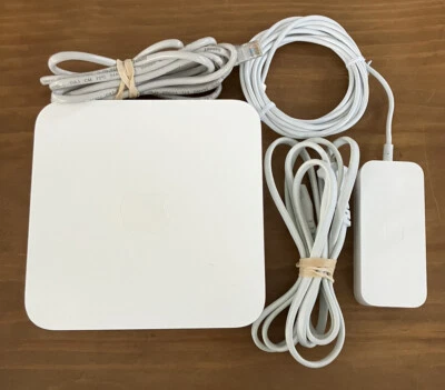 Apple Wireless A1143 AirPort Express Wi-Fi Router Base Station Extreme w/ Power - Image 1 of 4
