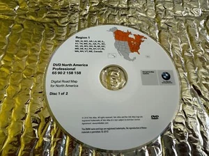 BMW CCC mapa de navegación DVD región 1 versión 2010 costa este 65902158158158 genuino - Imagen 1 de 1