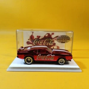 Hotwheels 1971 FORD MUSTANG MACH 1 CROMO COCA COLA (WANGSTAR CUSTOM) VERO PILOTA - Foto 1 di 15
