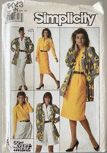 Simplicity Sewing Pattern #9023, Size 10-12-14-16 , Misses'Jacket,Skirts & Pants - Picture 1 of 3