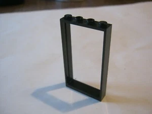 Lego Lot Of 2 Black 1x4x6 Door Frame, 60596 (028-140) - Picture 1 of 1