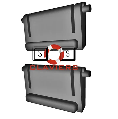 Das Keyboard 5QS Tastatur Spare Abfall Tilt Leg Ständer Foot Feet Satz - Bild 1 von 3