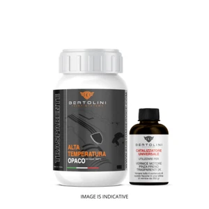 Vernice TRASPARENTE OPACA Bicomponente 2K per metalli Alta temperatura 250gr - Foto 1 di 2