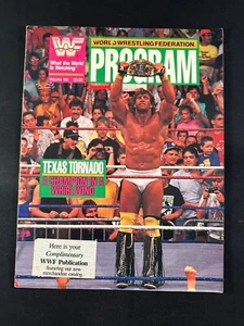WWF WWE Magazine Program Vol 184 Texas Tornado Demolition Rockers Rhodes Sleeve - Picture 1 of 7