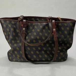 Dooney & Bourke Signature Gretta Handtasche perfekt außen schmutzig innen - Bild 1 von 15