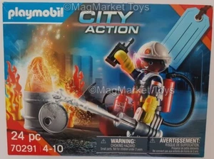 PLAYMOBIL 70291 · CITY ACTION · FIREFIGHTER · BRAND NEW AND BOXED · FREE UK P&P - Picture 1 of 2