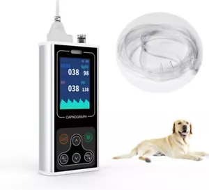 Veterinärmedizinischer tragbarer CO2-Kapnograph mit Seitenstrom Patientenmonitor - Picture 1 of 10
