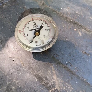 NORGREN 0-30psi 2" 1/8" NPT PRESSURE GUAGES Back Mount MAde in USA - Picture 1 of 3