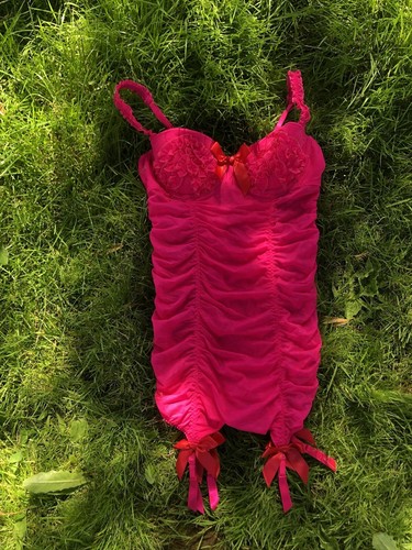 UNDERCOVER Abito slip rosa sexy Victoria Secret