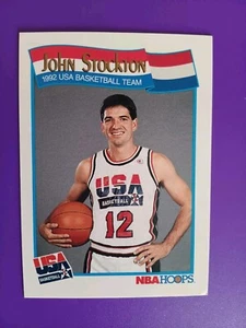 1991 NBA Hoops USA Basketball John Stockton #584 Jazz Team USA - Bild 1 von 2