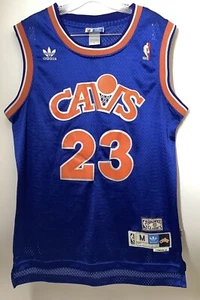 Adidas Hardwood Classics Cleveland Cavaliers Lebron James Jersey Sz M - Picture 1 of 9