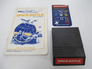Intellivision - Space Battle - game cartridge, manual, controller overlay - Picture 1 of 1