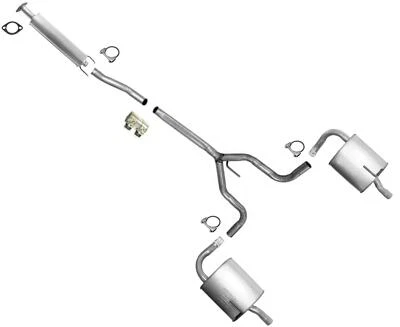 Silenciador doble de tubo de escape para Nissan Altima 2010-2018 2,5 L 4 puertas Foto 1 de 4