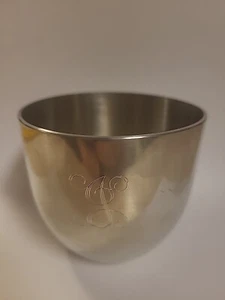 Jefferson Pewter Cup Williamsburg Virginia Master Craftsman - Picture 1 of 10