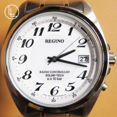 Reloj Solar Radio Onda REGUNO (CITIZEN) H415-S057515 Excelente Estado Foto 1 de 4