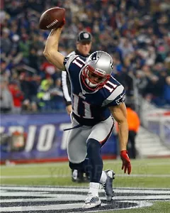 Julian Edelman New England Patriots Touchdown Spike 8x10 11x14 16x20 4097 - Picture 1 of 1