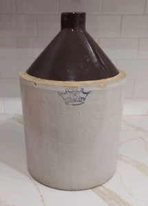 Vintage RRP Co Robinson Ransbottom 3 Gallon Blue Crown Stoneware Jug. moonshine - Picture 1 of 9