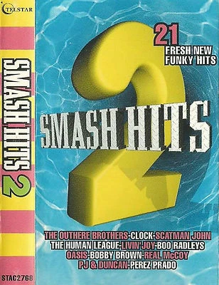 Various Artists Smash Hits 21 Fresh New Funky Hits CASSETTE ALBUM CLOCK SCATMAN - Image 1 of 4