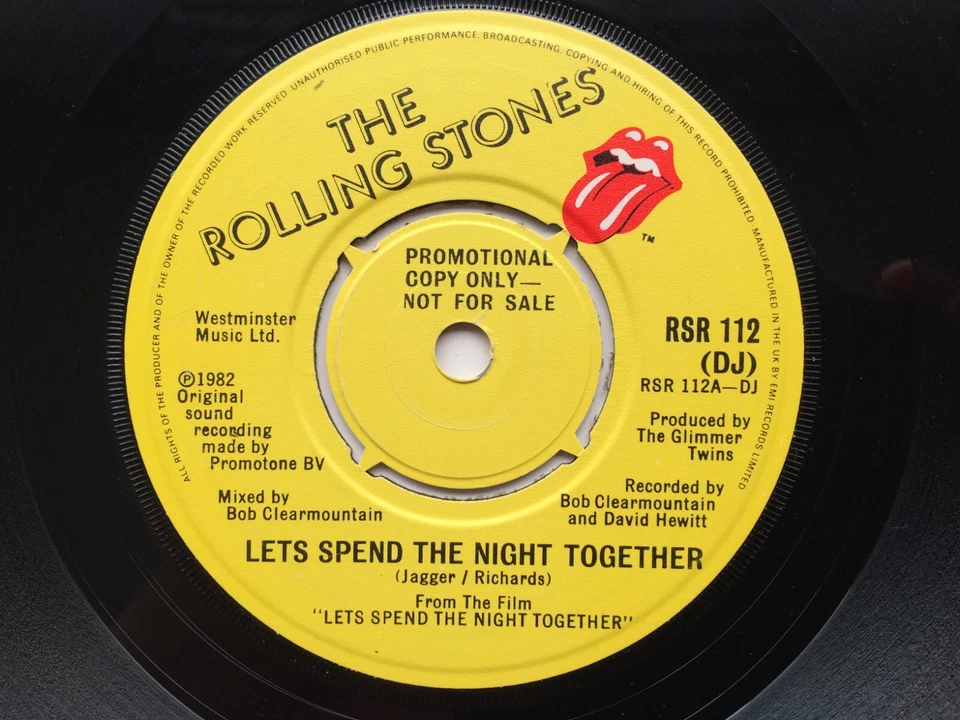 The Rolling Stones "LET'S SPEND" UK DEMO DECCA DJ A SAMPLER 45 7" RSR 112 (DJ) - Image 1 of 4