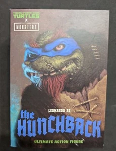 NECA TMNT X UNIVERSAL MONSTERS LEONARDO AS HUNCHBACK NIB (TY001) - Picture 1 of 3