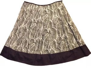 AB Studio Rock Gr. 12 braun Palmblattprint gefüttert, Baumwoll-/Seidenmischung - Bild 1 von 1