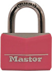 146D Covered Aluminum Keyed Padlock, 1-9/16 Inches, Pink