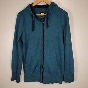 Sudadera con capucha OP Ocean Pacific para mujer S azul verdoso cremallera completa - Imagen 1 de 6