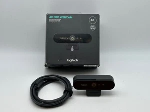 Logitech 4K Pro Webcam Black With RightLight3 and HDR - Picture 1 of 7