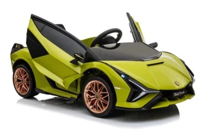 Lamborghini Sian Ride on Car Licensed Kids FKP 37 12V Electric / Battery - Green - Image 1 of 4