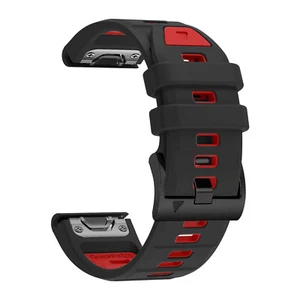 SALE For Garmin Fenix 8 Two Tone Quick Release Silicone Strap Garmin 22/26mm - Picture 1 of 28
