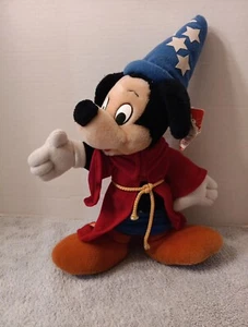 NWT Walt Disney World Disneyland Magic Wizard Mickey Mouse Plush Stuffed Vintage - Picture 1 of 4