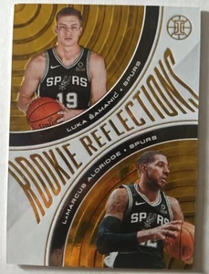 2019 Illusions Reflections Gold 048/125 LaMarcus Aldridge Luka Samanic Rookie RC - Picture 1 of 7