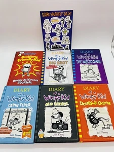 Diary of a Wimpy Kid Books HC Books 6, 10, 11, 13, 16 and Awesome Friendly Kid - Picture 1 of 10