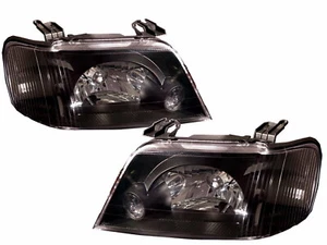 ESCAPE MK1 2000-2003 PRE-FACELIFT SUV 5D Clear Headlight Black for FORD LHD - Picture 1 of 4
