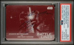 2019 Topps Star Wars Hayden Christensen Ewan McGregor Plate PSA 10 Dual Auto 1/1 - Picture 1 of 3