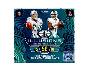 2024 PANINI ILLUSIONS FOOTBALL 1ST OFF THE LINE FOTL HOBBY BOX - Picture 1 of 12