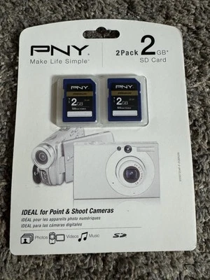 PNY Optima 2GB SD Card - OEM - P-SD2GBX2-EF - Image 1 of 2