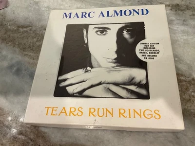 MARC ALMOND 7" TEARS RUN WILD BOX SET W/Badge, Postcards  M/EX 1988  Parlophone - Image 1 of 3