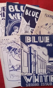 6 Azul y Blanco Senior Issues High School South Williamsport Pa - Imagen 1 de 1