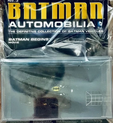 Eaglemoss Batman Automobilia Die-Cast 1:43, #3 New Sealed, Batman Begins Movie - Image 1 of 2