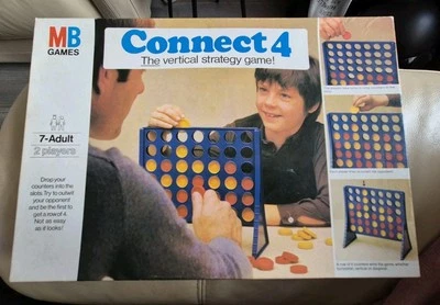 MB Connect Four 4 Vintage 1976 Board Game, Complete Set Mint  - Image 1 of 4